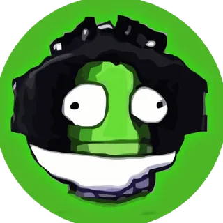 Kerboul, the channel's green avatar